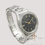 Rolex Date 1500 Black Dial Automatic 34MM Vintage Watch (1972)