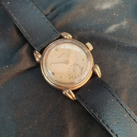 Zenith Gold Plate Vintage Watch Winding 31mm