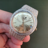 Universal Geneve Gilt Shadow Silver Vintage Watch
