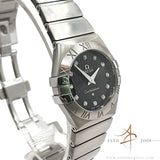 2017 Omega Constellation 123.10.27.60.51.001 Black Supernova Diamond Dial in 27MM Ladies