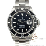 2005 Rolex Submariner Date Black 16610 Oystersteel Box Papers