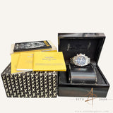 Breitling Chronomat 44 AB0110 / A011C89PA Blue Dial Automatic Chronograph  Steel Bracelet Box Set (2009)
