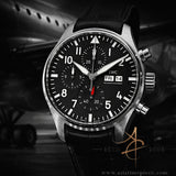 2022 IWC Pilot Chronograph IW378001 Black Dial 43mm Automatic