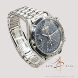 Omega Speedmaster Triple Date 3521.80 Blue Dial Automatic Chronograph Watch