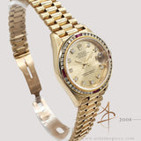 Rolex 69178 President Lady Datejust Diamond Champagne Dial in 18K Gold (1990)