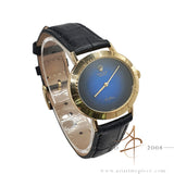 Rolex Cellini Ref 4083 Vignette Blue Dial in 18K Yellow Gold (1991)