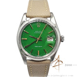 Rolex Precision 6694 Custom Green Dial Vintage Watch (1978)