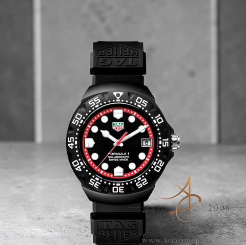 2025 Tag Heuer Formula 1 WBY1114 Solargraph Black Miami Limited Edition Full Set