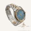 Rolex Datejust Midsize 68273 Blue Diamond Dial Vintage Watch (1988)