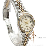 1991 Rolex Datejust Ladies 69173 Computer Diamond Dial & Custom Diamond Bezel Box Set