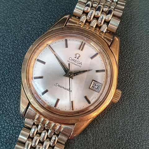 Omega Seamaster Automatic Gold Plated Vintage Watch 35mm