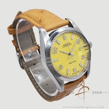 Rolex Oysterdate Precision 6694 Custom Yellow Dial Vintage Watch (1976)