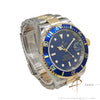 Rolex Submariner Blue 16613T 16613 Gold Steel SEL No Pinhole (Year 2007)