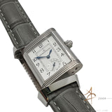 Jaeger LeCoultre Reverso Duetto Ref 256.8.75 Silver Black Diamond Dial (2006)