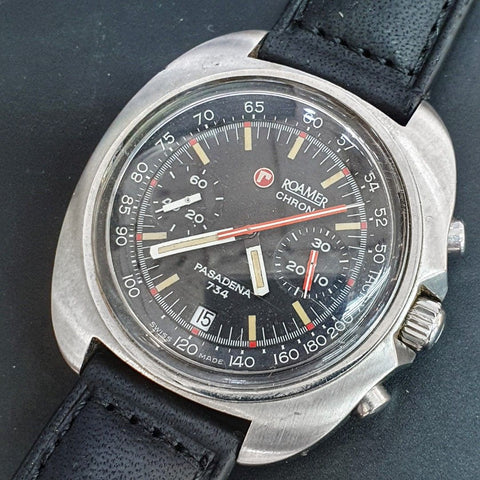 Roamer Pasadena 734 Chronograph Winding Vintage Watch