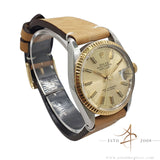 Rolex Datejust 16013 Champagne Linen Dial Vintage Watch (1984)