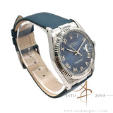 Rolex Datejust 16014 Refinished Blue Roman Dial Vintage Watch (1982)