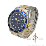 Rolex Submariner Blue 16613T 16613 Gold Steel SEL No Pinhole (Year 2007)