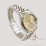 Rolex Datejust Ladies 69173 Champagne Patina Dial No Pinhole (1996)