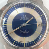 Omega Dynamic Blue Automatic Vintage Watch