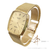 Rolex Cellini Ref 4086 in 18K Gold Winding Vintage Watch (1975)