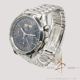 Omega Speedmaster Triple Date 3521.80 Blue Dial Automatic Chronograph Watch