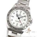 Rolex Explorer II Ref 16570 White Polar Automatic Steel Watch without Pinhole (2000)