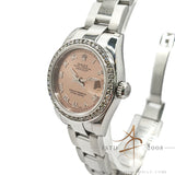 Rolex Lady Datejust 26 Ref 179160 Salmon Pink Roman Dial (2007)