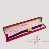 Omega De Ville Ref. 511.0543 18K Gold Vintage Quartz Dress Watch Box Receipt