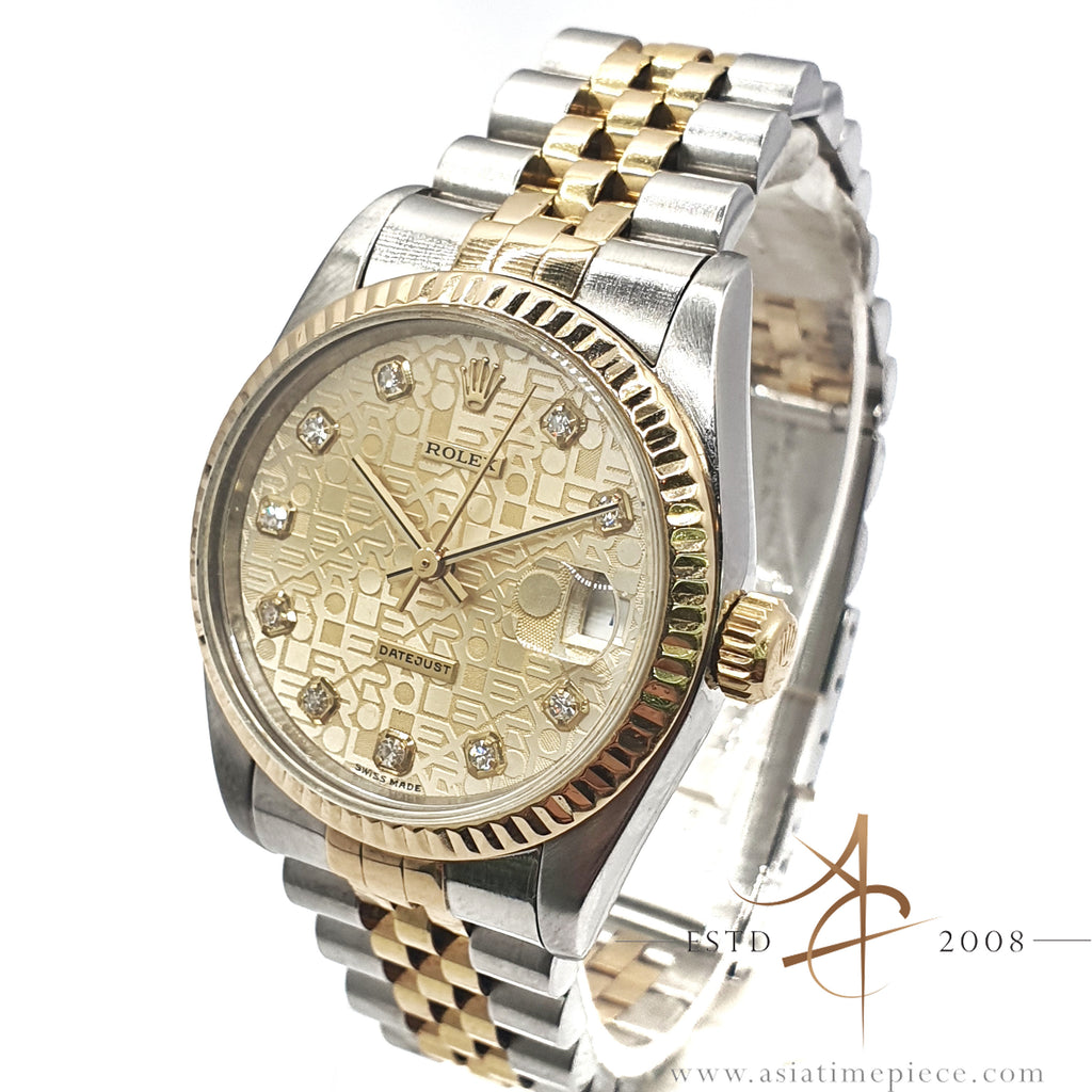 Rolex Datejust Midsize 68273 Diamond Computer Dial (1994) – Asia ...
