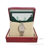 1996 Rolex Datejust Midsize 68273 Computer Arabic Dial No Pinhole Local Set