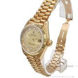 1993 Rolex 69178 President Lady Datejust Myriad Diamond Dial in 18K Gold