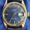 Rolex 1601 Sigma Blue Dial Vintage Watch (1975)