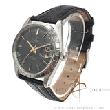 Tudor Prince Oysterdate Ref 7966 Black Stardust Rose Logo Dial Vintage Watch (1967)