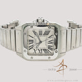Cartier Santos 100 XL Ref 2656 Automatic on Steel Bracelet – Fully Serviced Sep 2026