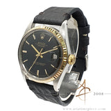 Rolex Datejust 1601 Black Dial Vintage Watch (1969)