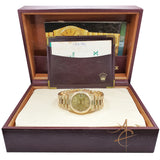 Rolex Datejust 31 Midsize 68278 President Champagne Diamond Dial in 18K Gold (1994)