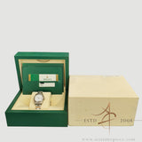 2017 Rolex Oyster Perpetual 26 Ref 176200 White Dial Oystersteel Set