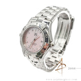 Tag Heuer Ladies Aquaracer WAF141A Pink Mother of Pearl Diamond Dial Quartz