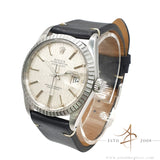 Rolex Datejust 16030 Silver Linen Dial Vintage Watch (1986)