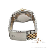 1991 Rolex Datejust 16233 Champagne Roman Dial Vintage Watch with Certificate Box