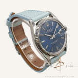 Rolex Datejust 16014 Blue Dial Vintage Watch (1971)