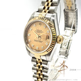 [Rare] Rolex Datejust Lady 69173 Shantung Champagne Diamond Dial  (1995)