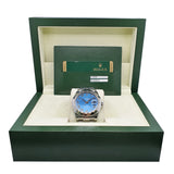 Rolex Datejust 41 116300 Azurro Blue Roman Dial on Oyster Bracelet (2013)