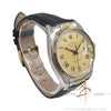 1982 Rolex Datejust 16013 Champagne Buckley Dial Vintage Watch with Certificate & Box