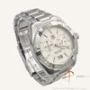 TAG Heuer Aquaracer WAY111Y Alarm Quartz 41mm White Dial Steel Bracelet