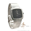 Rolex Cellini Ref 3880 Black Dial in 18K White Gold Vintage Watch (1971)