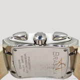 [Rare] Ebel Brasilia  E9126M52 White MOP Dial White Ceramic Chronograph White Rubber