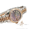 2011 Mint Rolex Lady Datejust 26 Ref 179171 Mother of Pearl Diamond Dial in Everose Steel