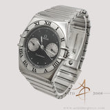 Omega Constellation Quartz 396.1070 Black Dial Day Date